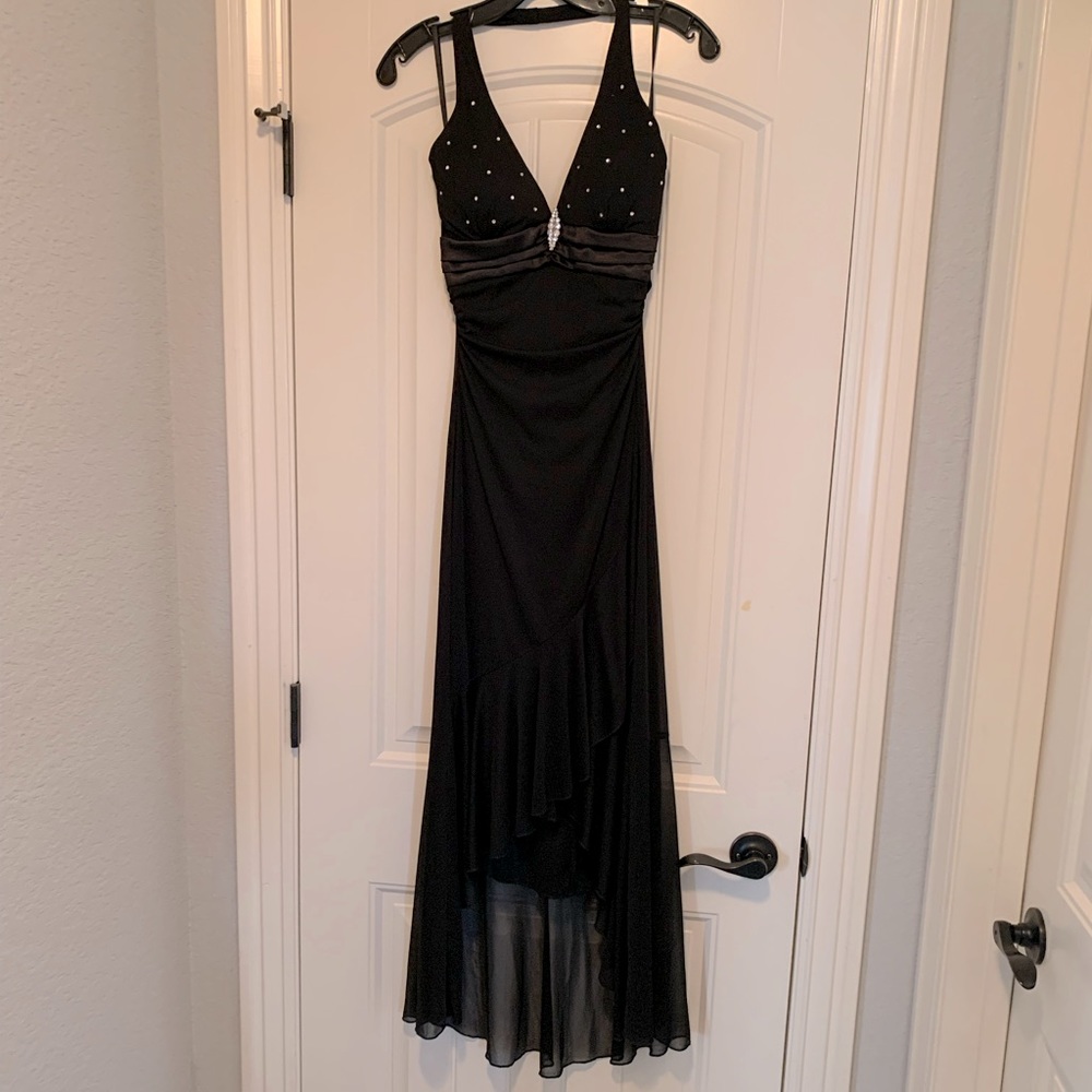 High Low Black Formal Dress NWT Sz Small